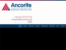 Tablet Screenshot of ancorite.co.uk